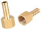A ABSOPRO Ottone Flessibile Innesto Raccordo Connettore 6mm Innesto G1/8 Femmina (Set 2)