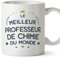MUGFFINS Tazas para PROFESOR DE QUÍMICA hombre - En Francés - Meilleur du Monde - 11 oz / 330 ml - Regalo original y divertido