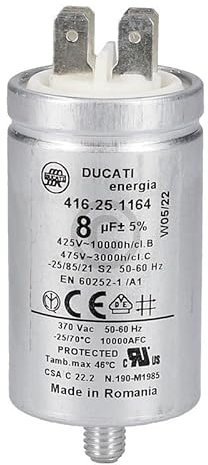 LUTH Premium Profi Parts Kompatibel mit Smeg Kondensator 8µf 450V 811770036 für Geschirrspüler