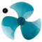 Pala de hélice de ventilador azul con tuerca de bloqueo original para ventilador Rowenta Essential VU4110 VU4110F0 VU4110F2