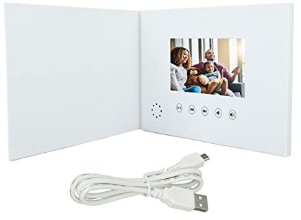 Video-Grußkarte Grußkarte 5-Zoll-Farbdisplay Elektronische Video-Grußkarte Hochzeitsalbum IPS-Display Promotion Elektronischer Player