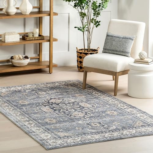 nuLOOM Jordan Accent Teppich, 91 x 150 cm, Grau