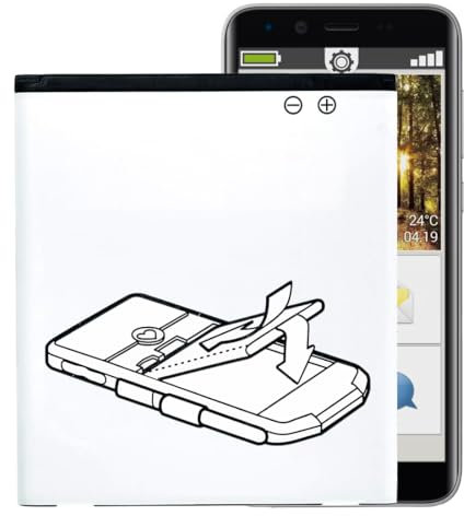 [2800mAh] Akku für emporiasmart.3Mini/Smart.4, High Power Ersatzakku Kompatibel mit für emporiasmart.3Mini/Smart.4