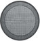 vidaXL Outdoor-Teppich Grau Ø160 cm PP