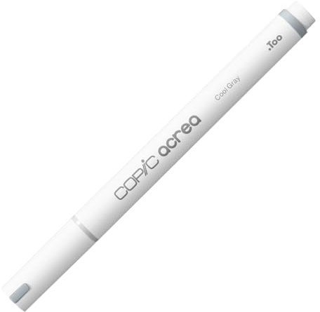 Copic acrea 003, Cool Gray, Paint Marker mit wasser- und pigmentbasierter Tinte, Strichstärke 0,8-1,2 mm