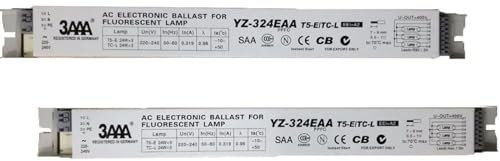 1 redresseur de ballast électronique AC 3AAA YZ-324EAA, adapté for lampe fluorescente T5HO T5-E TC-L 3 x 24 W for aquarium et caisson lumineux publicitaire. Transformateur