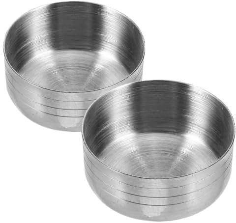 Ciieeo 2pcs Stainless Steel Cocktail Shaker Lid Replacement Shaker Bottle Caps Martini Wine Shaker Covers for 550ml Shaker Cup