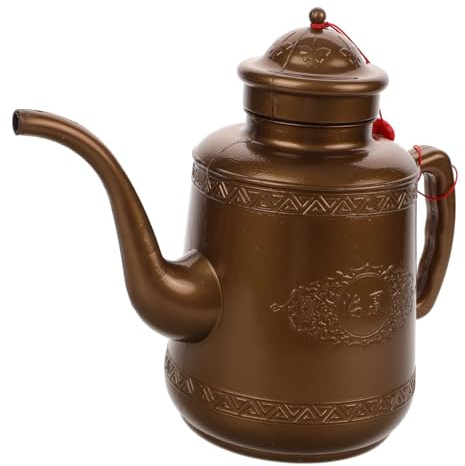 PRETYZOOM Lavoir diffuseurs théière vintage lanceur bouteille étagère refrigerateur réfrigérateurs pichet de réfrigérateur pichet à jus avec couvercles pour réfrigérateur Plastique Coffee