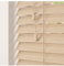 Natural Oak 50mm Faux Wood Venetian Blinds Fine Grained With Strings 120cm Drop 110cm Wide