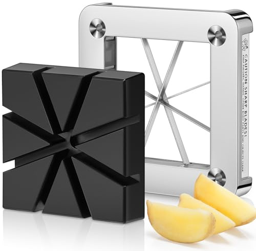 Lame de Rechange pour Sopito Coupe Frites Manuel et Electrique, Lame de Coupe en Coin à 8 Pièces pour Coupe-frites