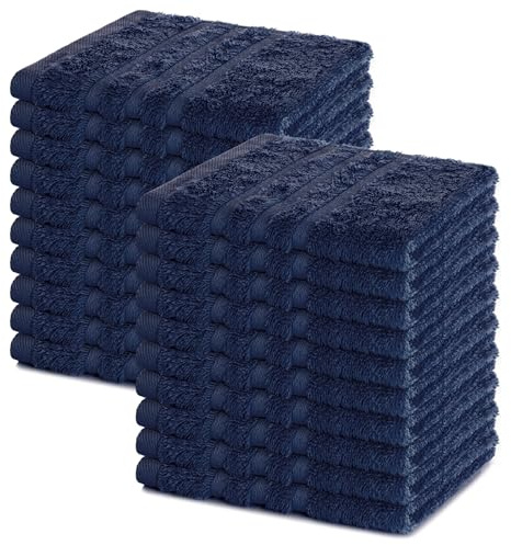 Lavea® Seiftuch 20er Set 30x30 cm, Navy