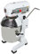 Beeketal 'BSM30a' Profi Teigknetmaschine mit Planetenrührwerk 25 Liter Kapazität (3 Stufen 125, 205, 485 U/min), Knetmaschine inkl. Knethaken, Schneebesen und Flachrührer - weiß lackiert