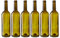 Bottiglie da vino di vetro, vuote, verdi, riciclabili, per la produzione casalinga di alcol, forniture vino, confezione da 6