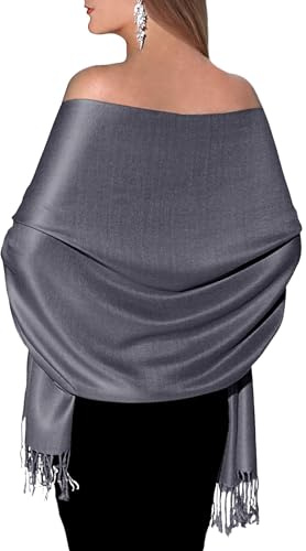 Pashmina-Schals und Wickeltücher für Abendkleider, groß, weich, Pashminas, Hochzeitsschal