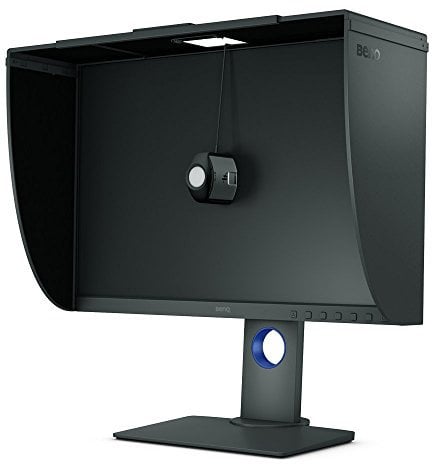 BenQ SH240 Maßgeschneiderte Schattierungshaube mit blendfreiem Material für SW240 Adobe RGB-Hardware, kalibrierter Computermonitor, ideal für Fotobearbeitung und Ersteller