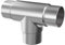 Sellon24® T-Stück T-Verbinder für Rohr Ø 42.4 x 2.0 mm V2A Edelstahl Rohrsteckwinkel Edelstahlrohr Rohr Steckfitting Verbinder für Rohr Geländer Handlauf Rundrohr Balkon Treppen Flansch Rohrstütze