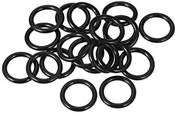 sourcing map 20 Stück O Ring Dichtung 12 mm x 17 mm x 2,5 mm Metrische Nitrilkautschuk Dichtungsringe Gummi Dichtungen für Sahnespender Poolpumpe Schnellkupplung Umfülladapter Wasserschlauch