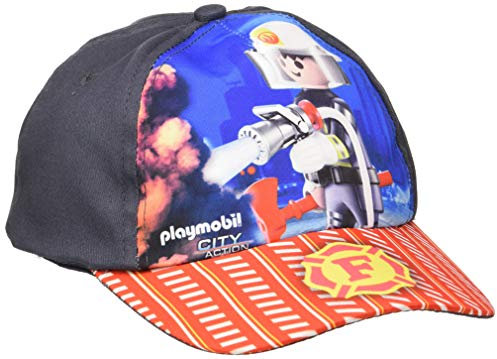 Playmobil City Action - Cap Feuerwehr 54 cm Kindercap Basecap mit Feuerwehr Motiv