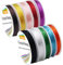 EuTengHao Confezione da 10 corde elastiche con cristalli, 0,8 mm, per braccialetti e creazione di gioielli (10 colori, 150 m)