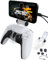 PS5 Controller Phone Mount Clip, Clip Mount per PS5 DualSense Wireless Controller, Supporto iPhone, Android con PS Remote Play con OTG USB tipo C e cavo micro USB, 4 tappi di presa per pollice