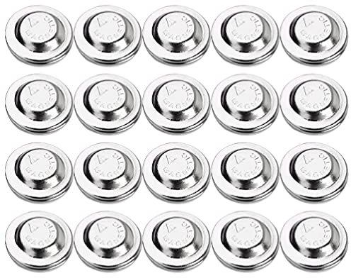EXCEART 20Pcs Runde Magnetische ID Name Abzeichen Verschluss Revers Pin Brosche Halter Magnetische Ring Halter Verschluss Name Tags Silber