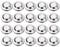 EXCEART 20Pcs Runde Magnetische ID Name Abzeichen Verschluss Revers Pin Brosche Halter Magnetische Ring Halter Verschluss Name Tags Silber