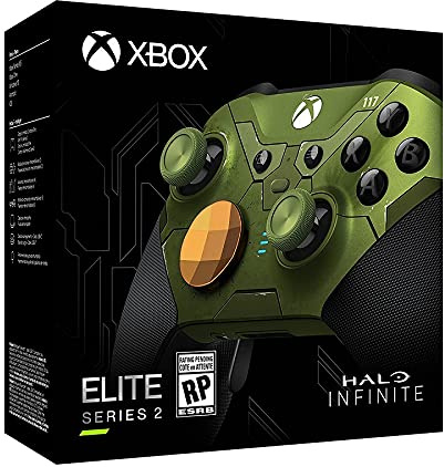 Manette Pad Elite V 2 Halo Infinite - Edition Collector Limitée - Compatible pour Xbox One Series X