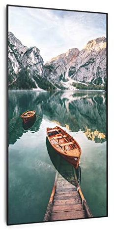 Klarstein Radiateur Infrarouge Mural Intelligent, Chauffage Infrarouge 700W, Panneau Chauffant Infrarouge, APP Mobile, Radiateur Electrique Extra Plat, Salle de Bain, Sans CO2, Faible Conso d'Energie