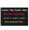 Personalised Flags Double Sided, Custom Flags 4ft x 2.5ft/5ft x 3ft/6ft x 4ft/with Eyelets, Design Your Own Photo/Logo/Text Flag, Customise Birthday Camping Garden Team Banner Sign for Outside/Indoor