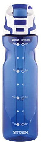 Smash Chugger Water Bottle with Infuser, Blue, 750 ml Capacity