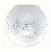 La Bámbola Tulipa de cristal bola mate con dos bocas (14 cm.)