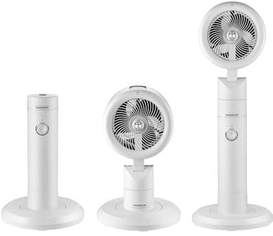 KASANOVA Ventilatore combinato con umidificatore 3 in 1, rigido