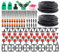 149 Pezzi Kit Irrigazione a Goccia, Kit Irrigazione Giardino, 15+15m Tubo da Irrigazione, Diy Kit di Micro Irrigazione Automatico Regolabili, Adattto a Patio,Prato, Serra,Flower Bed