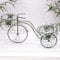 Vintage Butterfly Bike Planter Garden Antique Verdigris Green Decorative Flower Pot Baskets