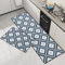 Taoyoule Alfombras de Cocina para Piso 2 Piezas Antideslizantes Juego de Alfombras de Cocina Lavables Antifatiga Alfombra Cómoda para el Suelo 43x75cm+43x120cm