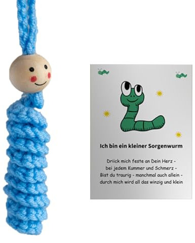 Fhkpsqkcn Sensorisches Spielzeug, Geschenk, Häkelspielzeug, Zubehör für Stress und zum Lösen von handgefertigten Geschenken, Kartenanhänger