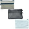 GUTERTOP 3 Stück Schlüsselmäppchen für Herren, Schlüsseletui Schlüsseltasche, Schlüssel Tasche für Schlüssel Autoschlüssel (Schwarz, Khaki, Weiß)