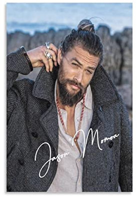 RIDAEX Leinwand Bilder Kunst 30 * 50cm Senza Cornice Jason Momoa (3) Poster Pittura Decorativa Tela Wall Art