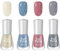 Pastel Nail Polish Set - 4Pcs Neutrals Candy Nail Varnish Kit - Blue Grey Pink White Water Based Natural Nail Polish - Quick Dry & Long Lasting Spring Summer No UV Required DIY at Home Women Girls 8ML