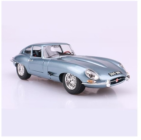 SYYANFEI Casting Car Modell 1:18 Für Jaguar E-Type Coupé Statisch Fertiges Klassisches Muscle-Car-Modell Aus Legierung Spielzeugauto(Blau)