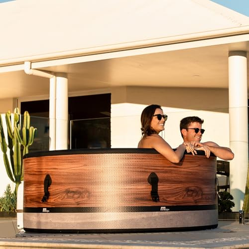 MSpa Whirlpool Duet 173 x 173 x 65 cm – uppblåsbar bubbelpool för 6 personer med 138 massagemunstycken, PTC-uppvärmning, UVC+ desinfektion, frostsystem och appkontroll