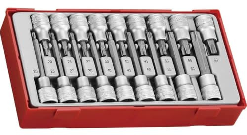 Tengtools TTTX18 Modular Trays Glasses - 18 Pieces - Torx Screw Organizer - Variety Pack