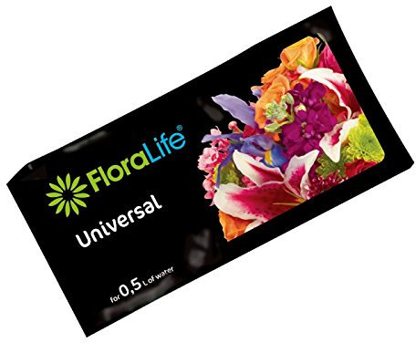 20 Floralife Universal Flower Food Sachets, 500ml Cystal Clear Water Soluable Flower Food