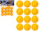 Orange Beer Pong Spare Balls - (Pack of 12) - Premium Quality & Vibrant Color - Perfect Bounce For Ultimate Party Fun & Games Experience
