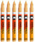 Molotow One4All 127HS Acryl Marker (2,0 mm Strichstärke, hochdeckend und permanent, UV-beständig, für fast alle Untergründe) 6 Stück Farbe 009 saharabeige hell