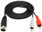 zdyCGTime Câble Audio 7 Broches Din Mâle à RCA, 1.5 M / 5 Pieds, Compatible avec Lecteur CD, DVD, Amplificateur, Équipement Audio Stéréo
