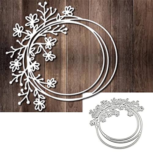 Blumenkranz DIY Stanzschablone, Scrapbooking Prägeschablonen Stanzformen Schablonen Für Scrapbooking, Fotopapier, Karten, Handwerk Prägen