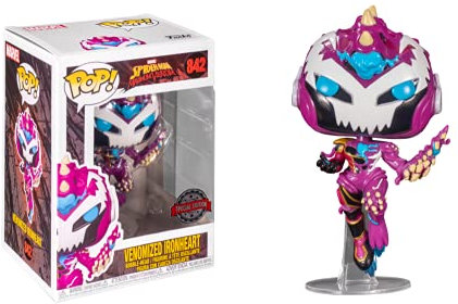 Funko Pop! Spider-Man Maximum Venom Venomized Ironheart Exclusive Bobblehead