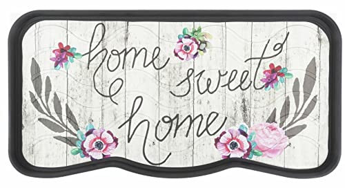 Valle Verde Schuhabtropfschale, Schuhablage, Schuhmatte - 75cm x 38cm x 2,5cm - für Haus, Garten, Büro - Dekorativ, Gemustert, Pflegeleicht, Kunststoff (Rustic Home)