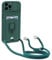 yanasuo Camera Protection Lanyard Phone Case for iPhone 13 Pro Max, Card Holder, Slide Camera Cover, Silicone Cord Strap rope Shell TPU Shockproof Bumper Cover-Dark Green